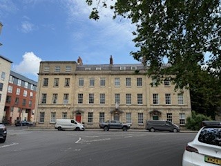 19 Portland Square, Bristol — the converted Georgian building exterior.